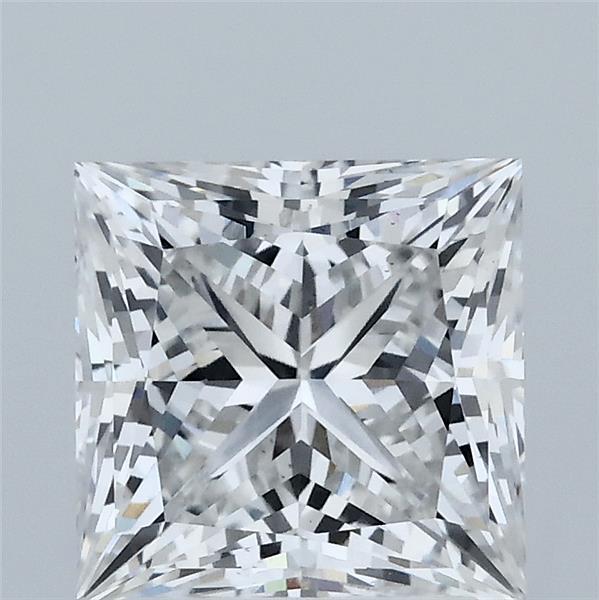 2.51 Carat Princess Shaped, Ideal Cut, E Color, VS1 Clarity, IGI Certified Lab Grown Diamond