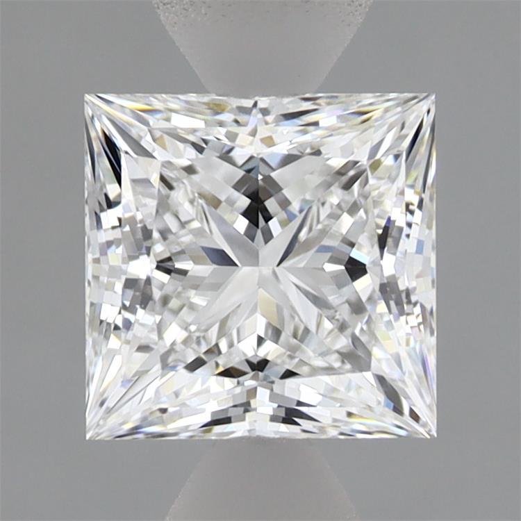 1.59 Carat Princess Shaped, Ideal Cut, D Color, VVS2 Clarity, IGI Certified Lab Grown Diamond
