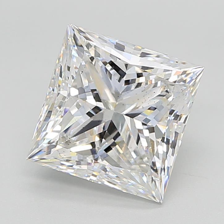 4.03 Carat Princess Shaped, Ideal Cut, F Color, VS2 Clarity, IGI Certified Lab Grown Diamond