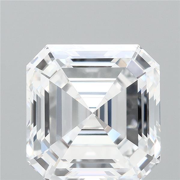 2.83 Carat Asscher Shaped, Ideal Cut, D Color, VVS2 Clarity, IGI Certified Lab Grown Diamond