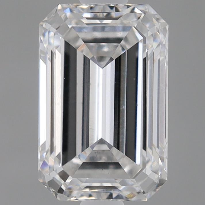 0.92 Carat Emerald Shaped, Ideal Cut, E Color, VS1 Clarity, IGI Certified Lab Grown Diamond