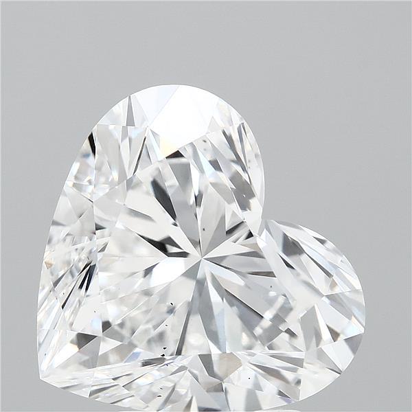 4.07 Carat Heart Shaped, Ideal Cut, D Color, VS2 Clarity, IGI Certified Lab Grown Diamond