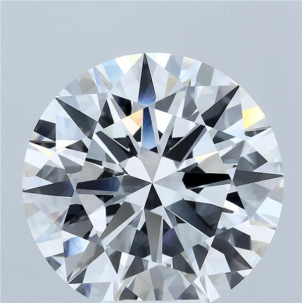 7.52 Carat Round Shaped, Ideal Cut, E Color, VVS2 Clarity, IGI Certified Lab Grown Diamond
