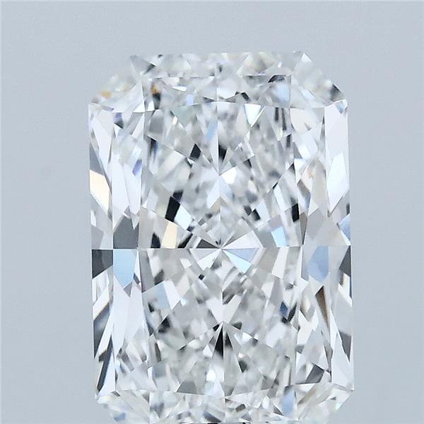 3.01 Carat Radiant Shaped, Ideal Cut, E Color, VVS2 Clarity, IGI Certified Lab Grown Diamond
