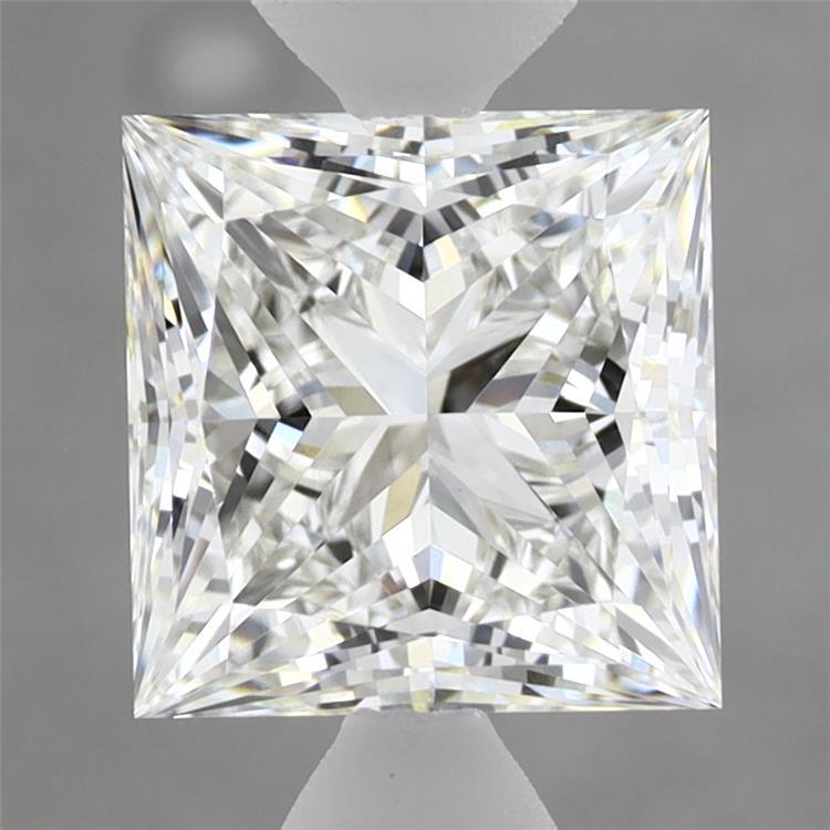 2.56 Carat Princess Shaped, Excellent Cut, F Color, VS1 Clarity, IGI Certified Lab Grown Diamond