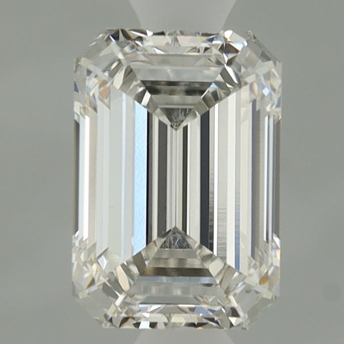1.59 Carat Emerald Shaped, Ideal Cut, G Color, VVS2 Clarity, IGI Certified Lab Grown Diamond