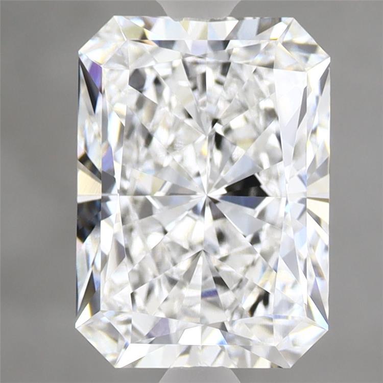 2.88 Carat Radiant Shaped, Ideal Cut, D Color, VVS2 Clarity, IGI Certified Lab Grown Diamond