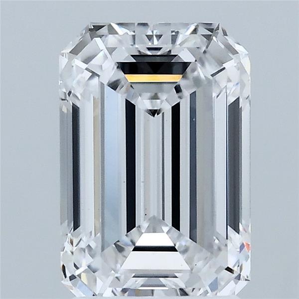 2.10 Carat Emerald Shaped, Ideal Cut, D Color, VS1 Clarity, IGI Certified Lab Grown Diamond