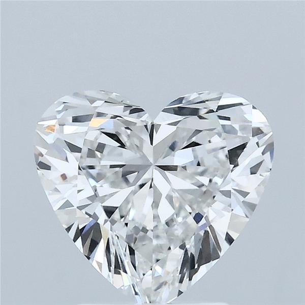 1.82 Carat Heart Shaped, Excellent Cut, F Color, VVS2 Clarity, IGI Certified Lab Grown Diamond