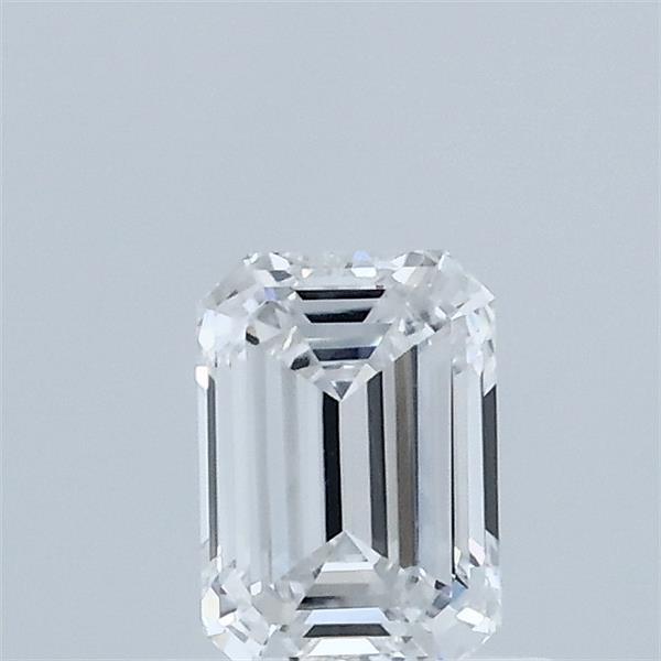 0.53 Carat Emerald Shaped, Very Good Cut, D Color, VVS1 Clarity, IGI Certified Lab Grown Diamond