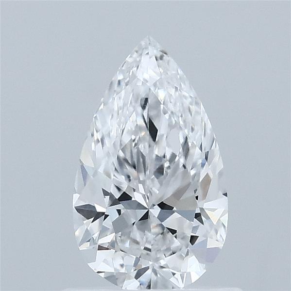 0.82 Carat Pear Shaped, Ideal Cut, D Color, VVS2 Clarity, IGI Certified Lab Grown Diamond