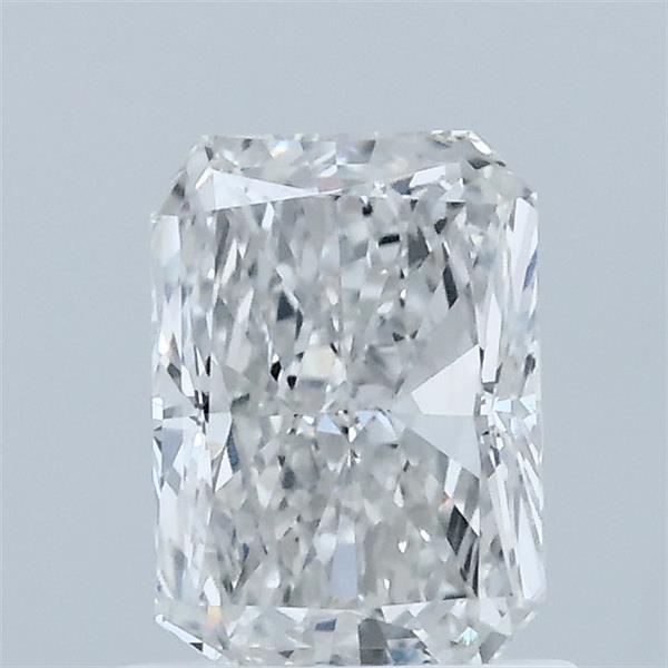 1.00 Carat Radiant Shaped, Excellent Cut, E Color, VVS2 Clarity, IGI Certified Lab Grown Diamond