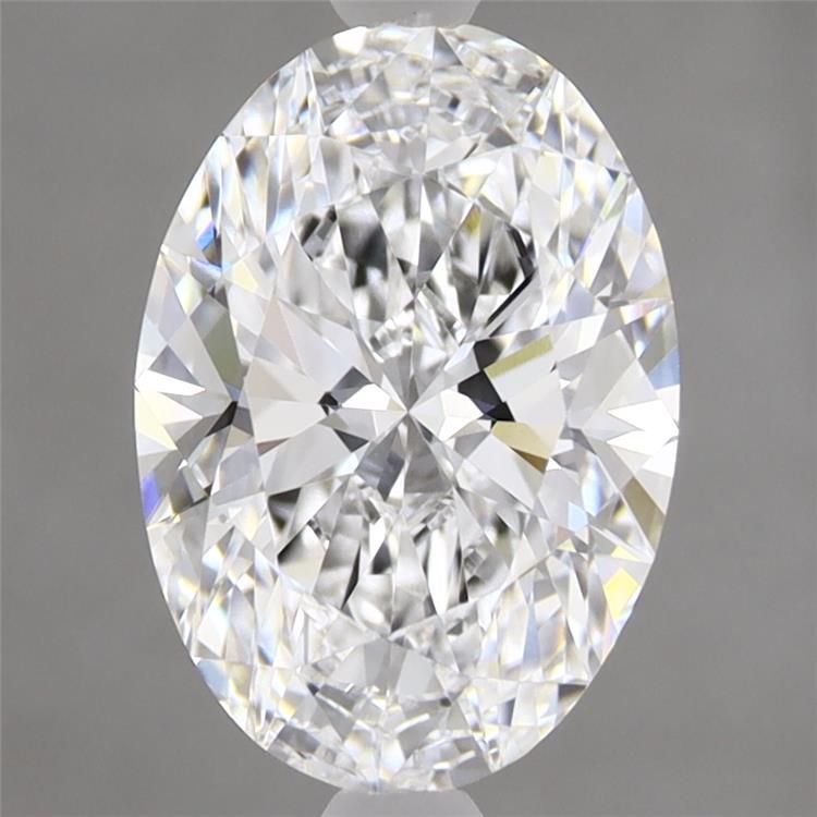 2.04 Carat Oval Shaped, Ideal Cut, D Color, VVS2 Clarity, IGI Certified Lab Grown Diamond