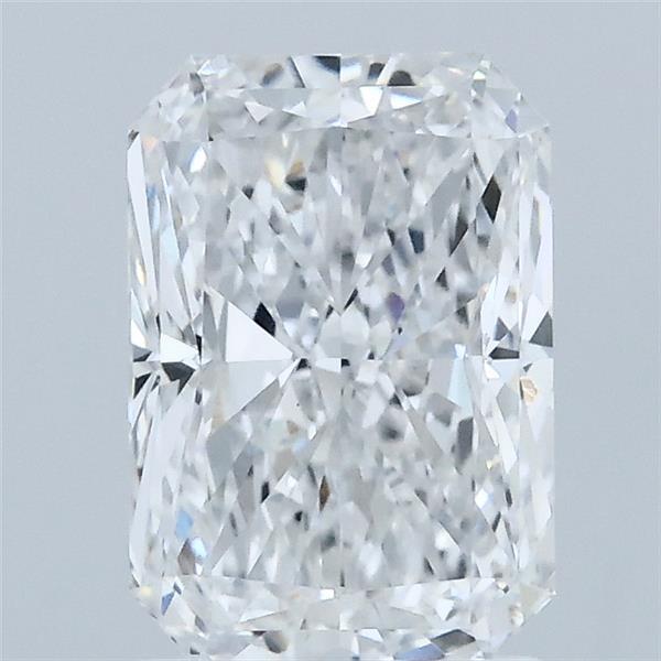 2.03 Carat Radiant Shaped, Excellent Cut, D Color, VVS2 Clarity, IGI Certified Lab Grown Diamond