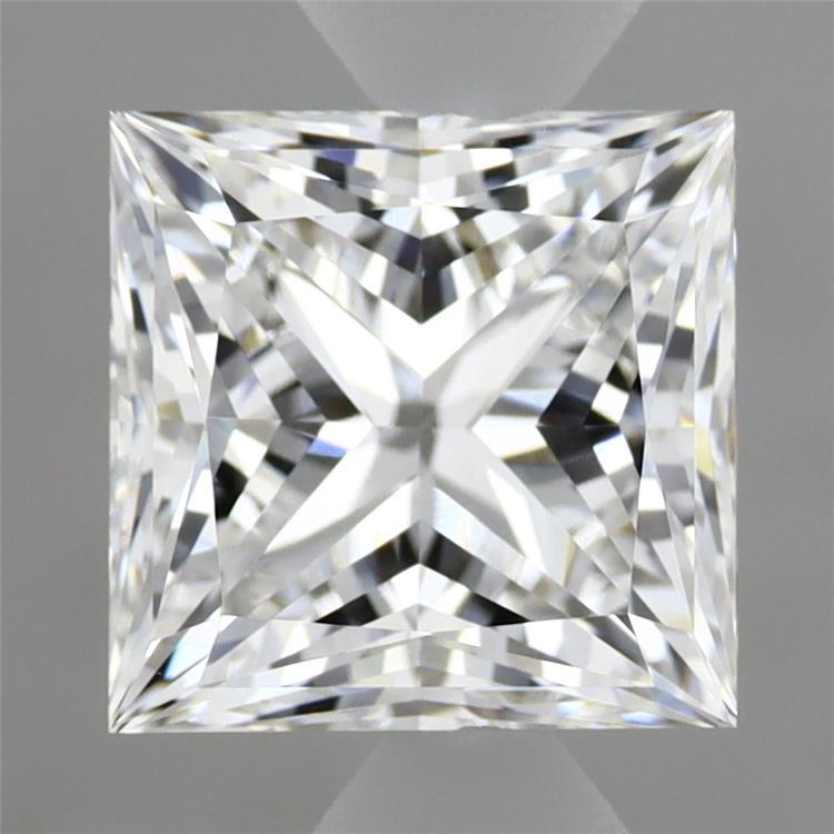 2.00 Carat Princess Shaped, Ideal Cut, D Color, VVS2 Clarity, IGI Certified Lab Grown Diamond