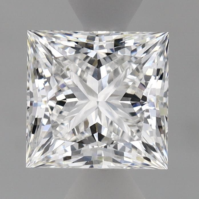 1.57 Carat Princess Shaped, Ideal Cut, E Color, VVS2 Clarity, IGI Certified Lab Grown Diamond