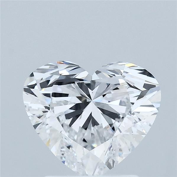 1.50 Carat Heart Shaped, Ideal Cut, D Color, VS1 Clarity, IGI Certified Lab Grown Diamond