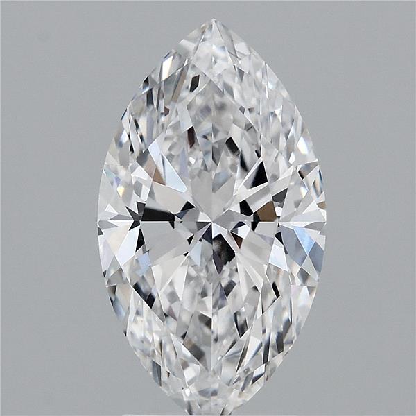 3.02 Carat Marquise Shaped, Ideal Cut, D Color, VS1 Clarity, IGI Certified Lab Grown Diamond