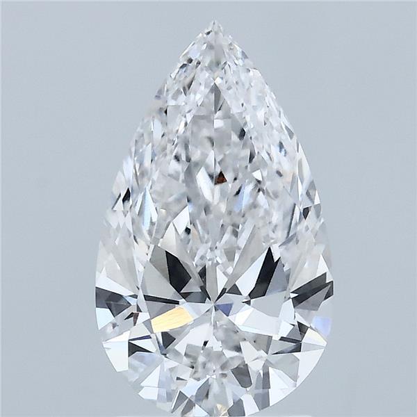 2.00 Carat Pear Shaped, Ideal Cut, E Color, VS1 Clarity, IGI Certified Lab Grown Diamond