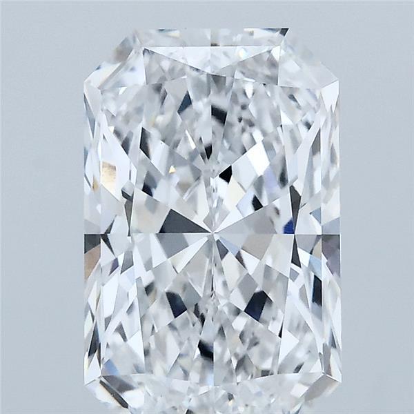 3.06 Carat Radiant Shaped, Ideal Cut, D Color, VVS2 Clarity, IGI Certified Lab Grown Diamond