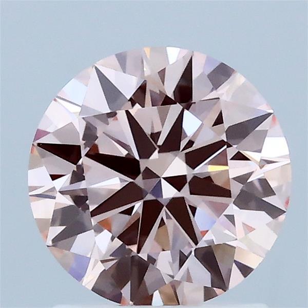 1.39 Carat Round Shaped, Ideal Cut, FANCY INTENSE PINK Color, VVS2 Clarity, IGI Certified Lab Grown Diamond