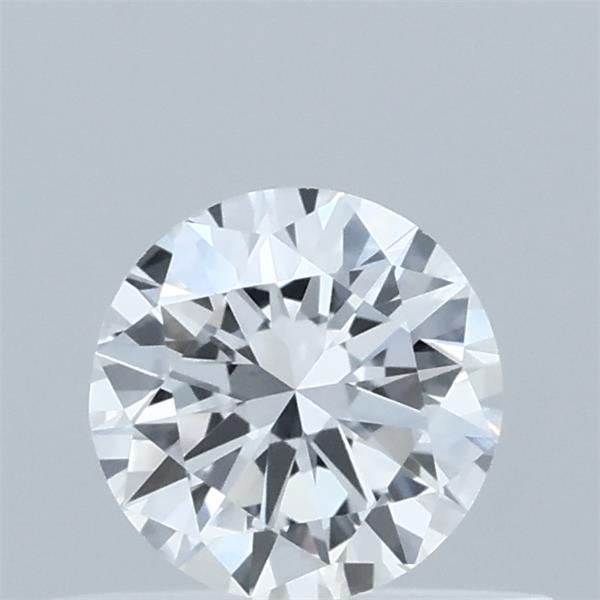 0.39 Carat Round Shaped, Excellent Cut, E Color, VVS2 Clarity, IGI Certified Lab Grown Diamond