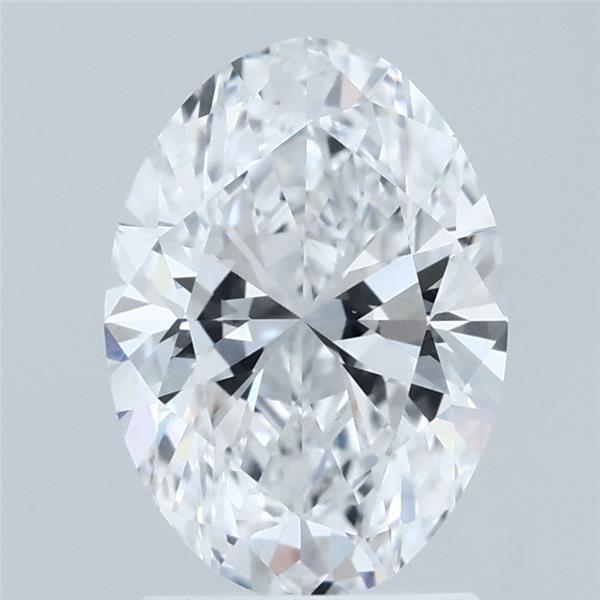 1.93 Carat Oval Shaped, Ideal Cut, D Color, VS1 Clarity, IGI Certified Lab Grown Diamond
