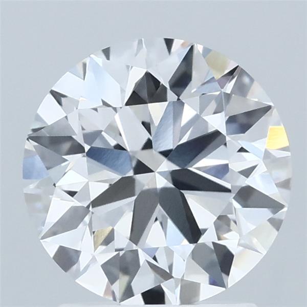 2.03 Carat Round Shaped, Ideal Cut, D Color, VVS1 Clarity, IGI Certified Lab Grown Diamond