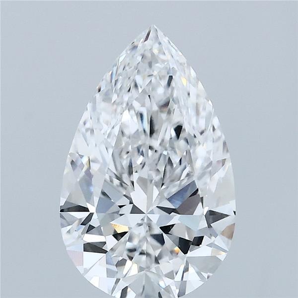 1.82 Carat Pear Shaped, Ideal Cut, E Color, VVS2 Clarity, IGI Certified Lab Grown Diamond