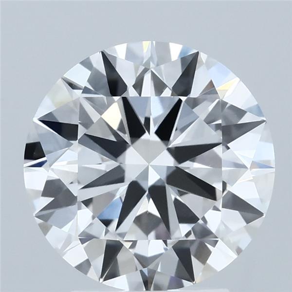 3.00 Carat Round Shaped, Excellent Cut, F Color, VVS2 Clarity, IGI Certified Lab Grown Diamond