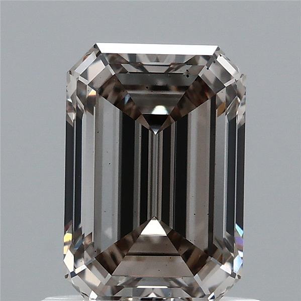 0.97 Carat Emerald Shaped, Ideal Cut, FANCY VIVID BLUE Color, VS1 Clarity, IGI Certified Lab Grown Diamond