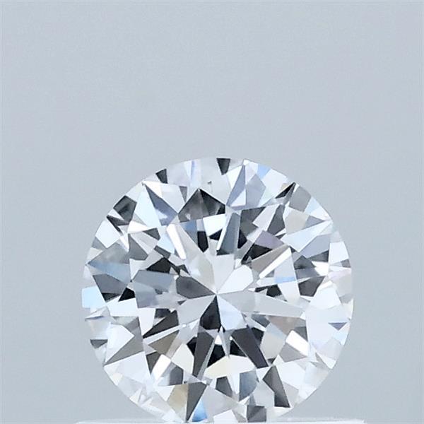 0.57 Carat Round Shaped, Very Good Cut, D Color, VVS2 Clarity, IGI Certified Lab Grown Diamond
