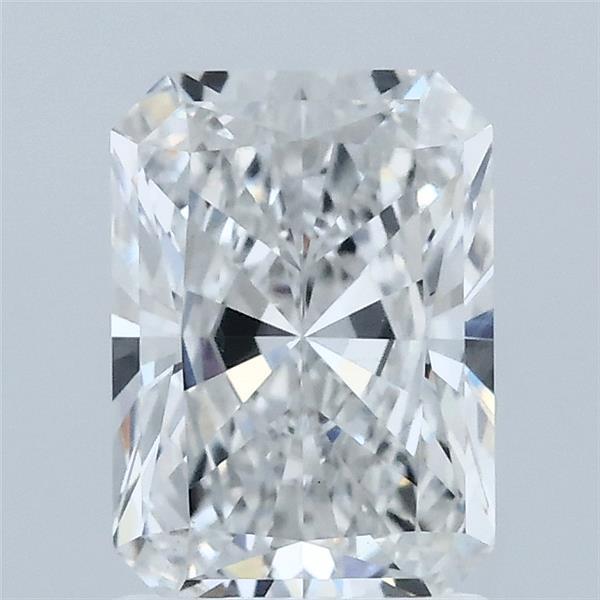 1.72 Carat Radiant Shaped, Ideal Cut, E Color, VS1 Clarity, IGI Certified Lab Grown Diamond