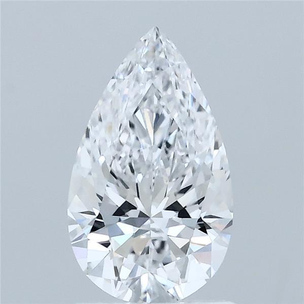 1.05 Carat Pear Shaped, Ideal Cut, D Color, VVS2 Clarity, IGI Certified Lab Grown Diamond