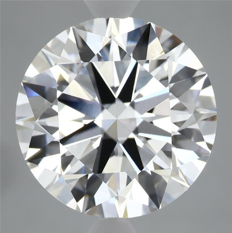 5.55 Carat Round Shaped, Ideal Cut, E Color, VVS2 Clarity, IGI Certified Lab Grown Diamond