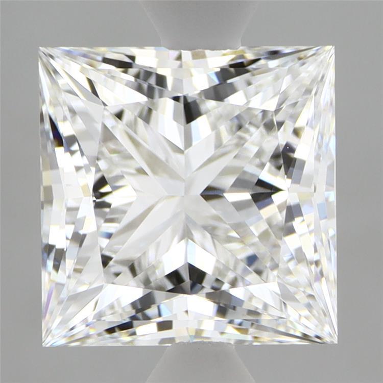 2.97 Carat Princess Shaped, Ideal Cut, E Color, VVS2 Clarity, IGI Certified Lab Grown Diamond