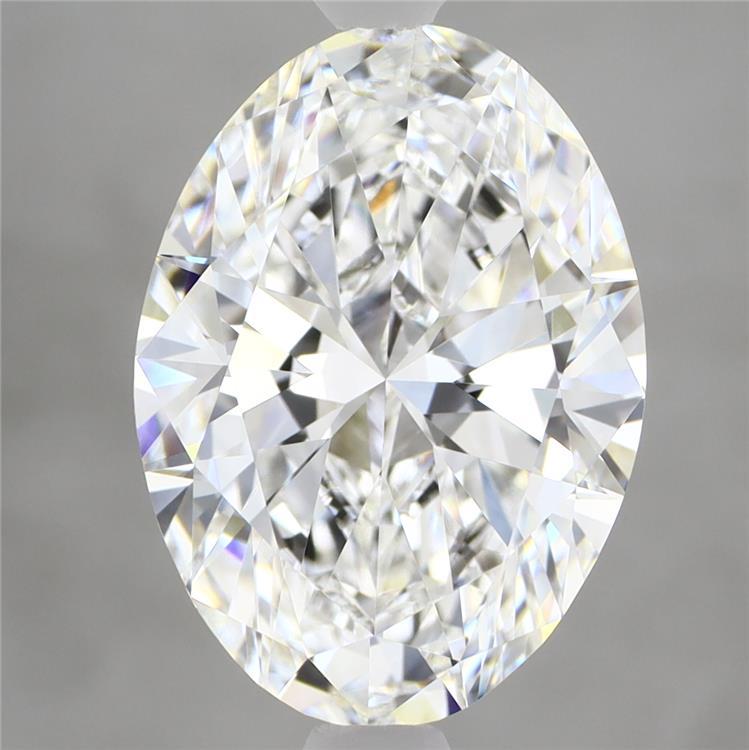 5.02 Carat Oval Shaped, Excellent Cut, D Color, VVS2 Clarity, IGI Certified Lab Grown Diamond