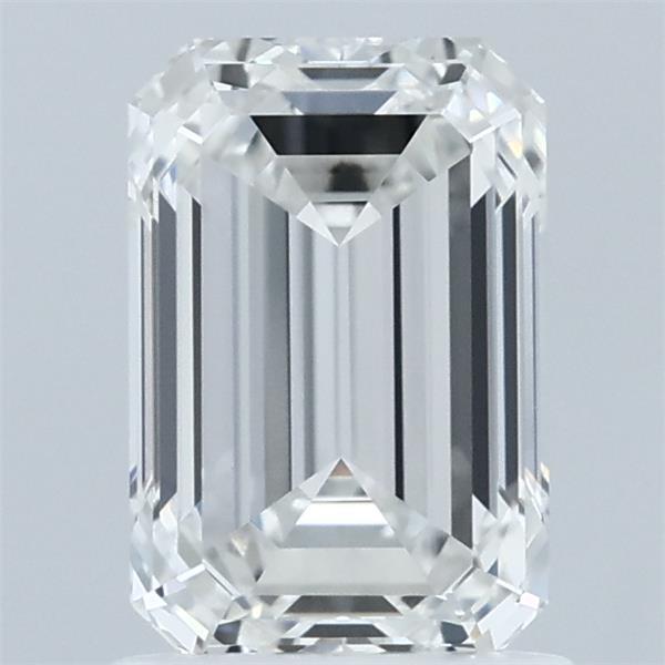 1.60 Carat Emerald Shaped, Ideal Cut, F Color, VVS1 Clarity, IGI Certified Lab Grown Diamond