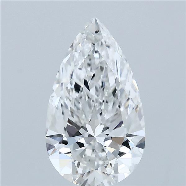 1.57 Carat Pear Shaped, Ideal Cut, E Color, VVS1 Clarity, IGI Certified Lab Grown Diamond
