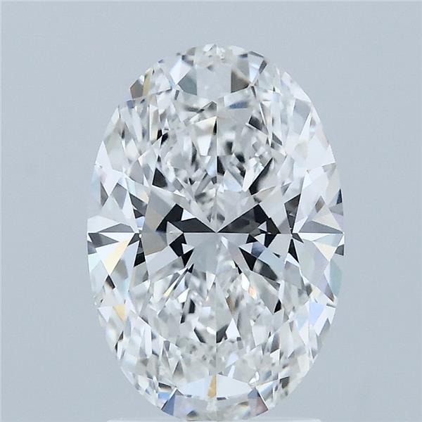 2.09 Carat Oval Shaped, Ideal Cut, E Color, VVS2 Clarity, IGI Certified Lab Grown Diamond