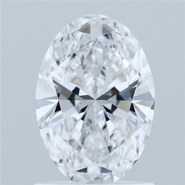 1.09 Carat Oval Shaped, Ideal Cut, D Color, VVS2 Clarity, IGI Certified Lab Grown Diamond