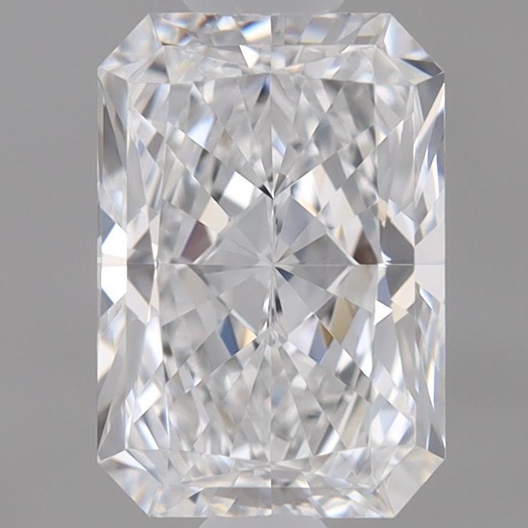 0.73 Carat Radiant Shaped, Ideal Cut, D Color, VS1 Clarity, IGI Certified Lab Grown Diamond