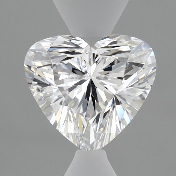 0.97 Carat Heart Shaped, Ideal Cut, D Color, VVS2 Clarity, IGI Certified Lab Grown Diamond