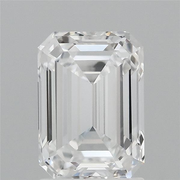 2.05 Carat Emerald Shaped, Ideal Cut, E Color, VVS1 Clarity, IGI Certified Lab Grown Diamond