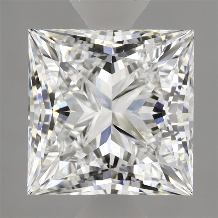 2.79 Carat Princess Shaped, Ideal Cut, D Color, VVS2 Clarity, IGI Certified Lab Grown Diamond