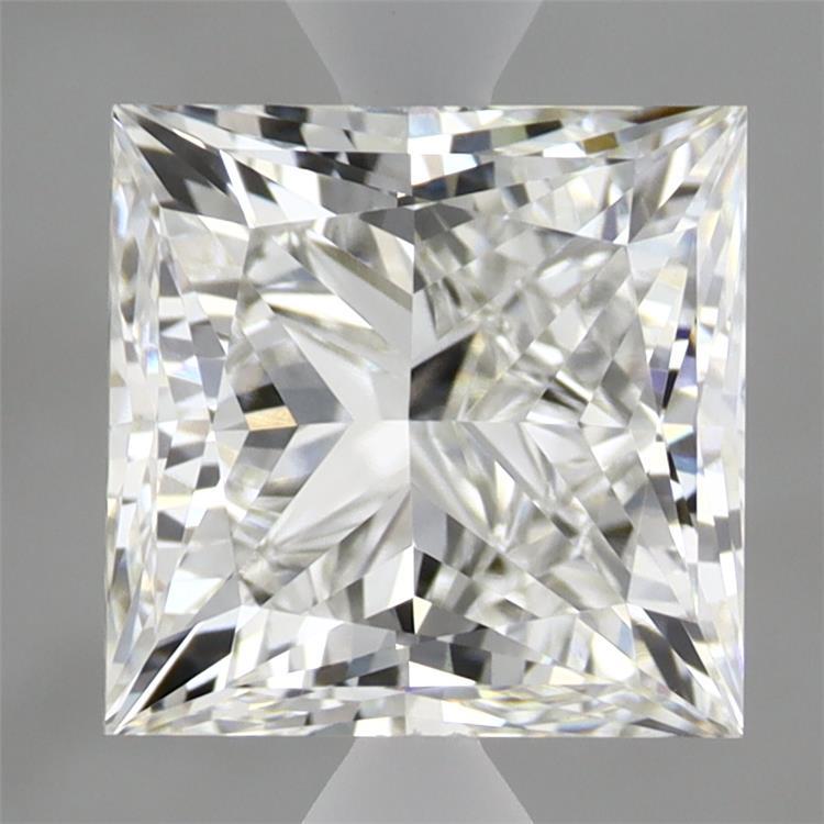 3.07 Carat Princess Shaped, Ideal Cut, F Color, VVS2 Clarity, IGI Certified Lab Grown Diamond
