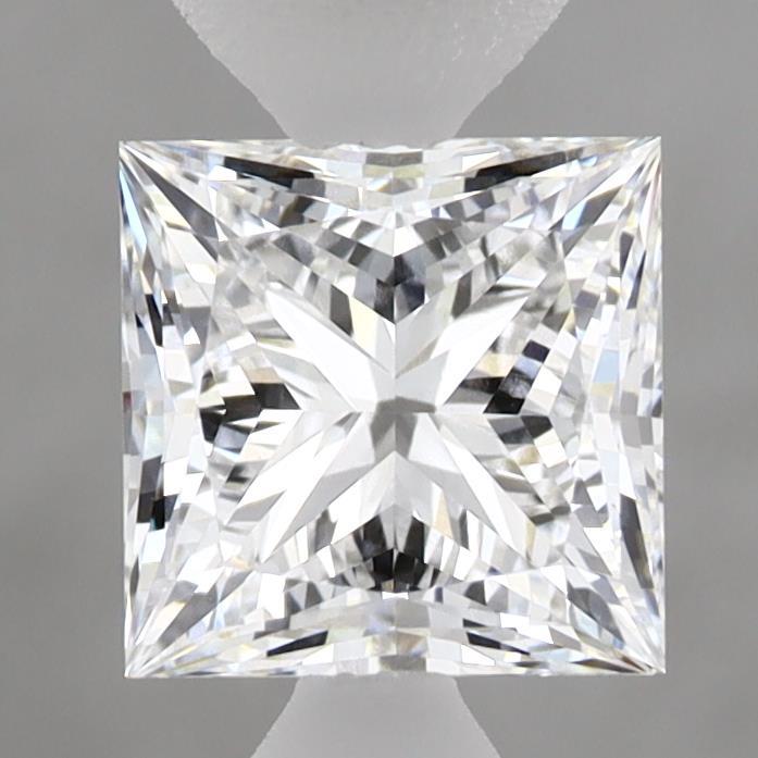 1.52 Carat Princess Shaped, Ideal Cut, E Color, VVS2 Clarity, IGI Certified Lab Grown Diamond