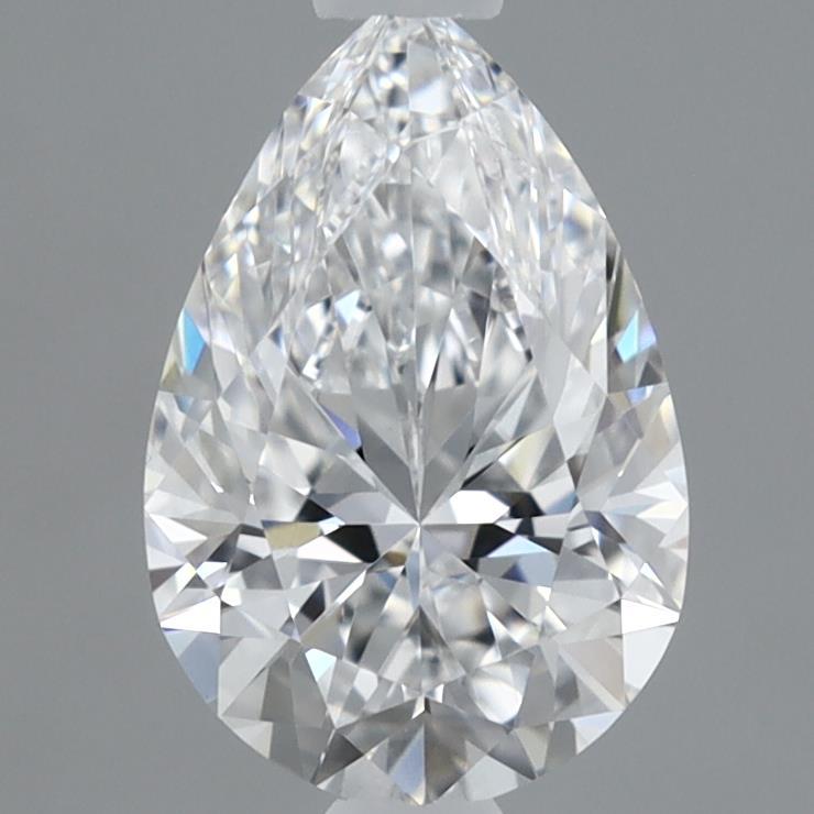 0.97 Carat Pear Shaped, Ideal Cut, D Color, VS1 Clarity, IGI Certified Lab Grown Diamond