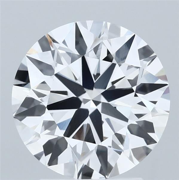 2.77 Carat Round Shaped, Ideal Cut, E Color, VVS2 Clarity, IGI Certified Lab Grown Diamond