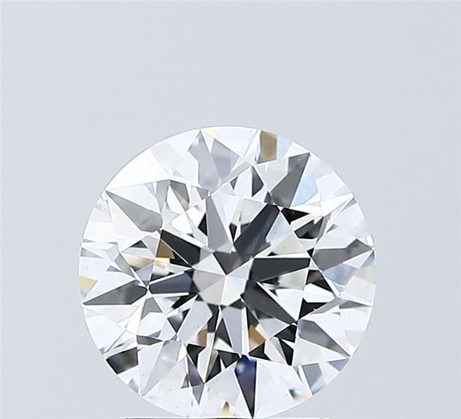 2.01 Carat Round Shaped, Ideal Cut, D Color, VS1 Clarity, IGI Certified Lab Grown Diamond